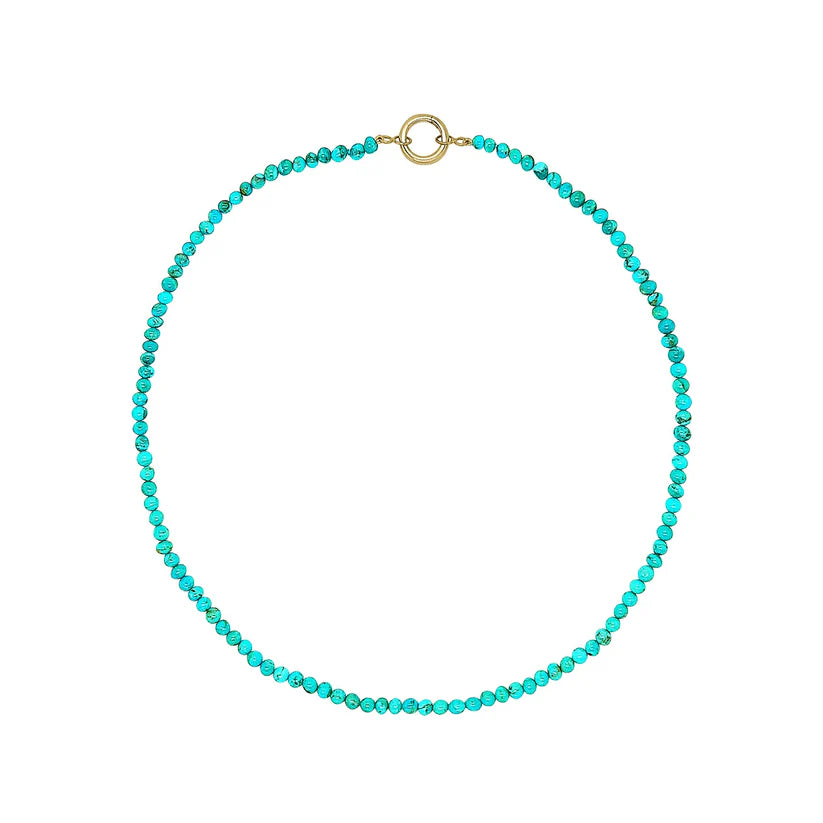 Beaded Strand - Turquoise Single