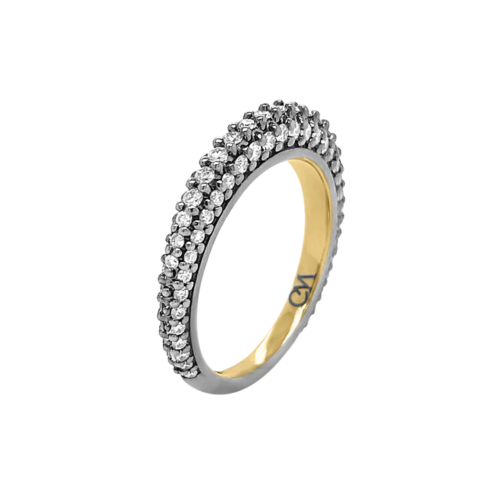 Super Skinny Pavé Nomad Ring