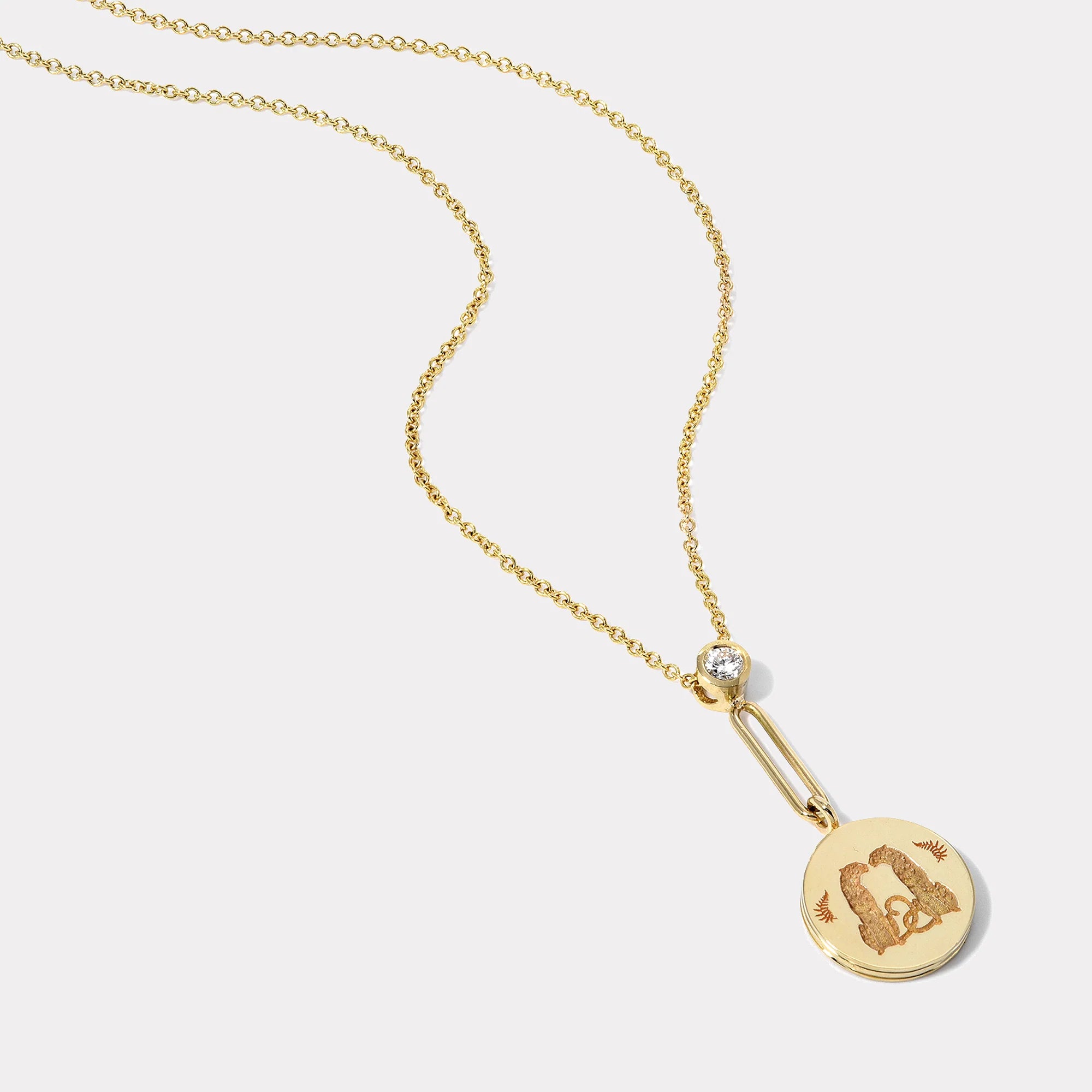 MINI ALCHEMY PENDANT ON 18" DROP LOOP CHAIN