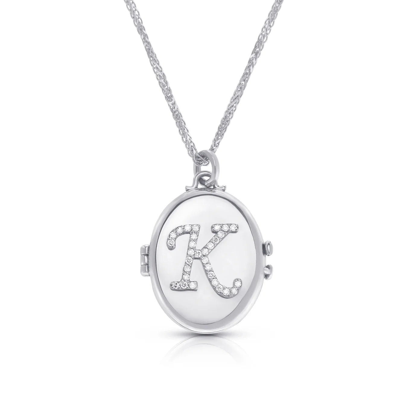 INITIAL LOCKET NECKLACE