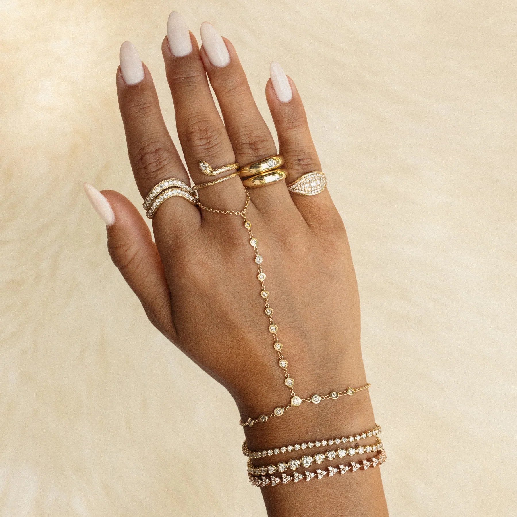 Lizzie diamond bracelet