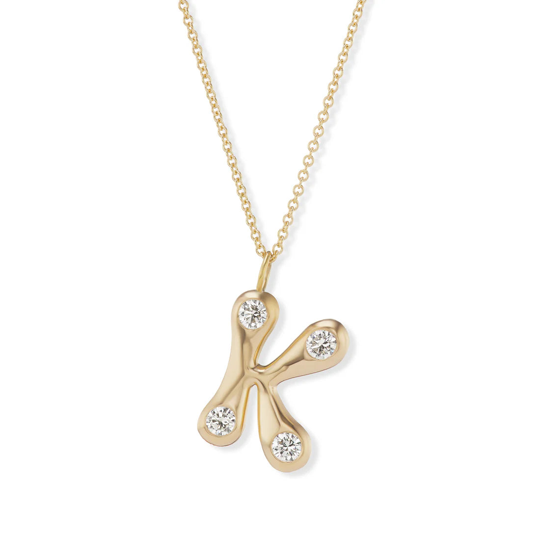 Bubble Pendant with Diamonds