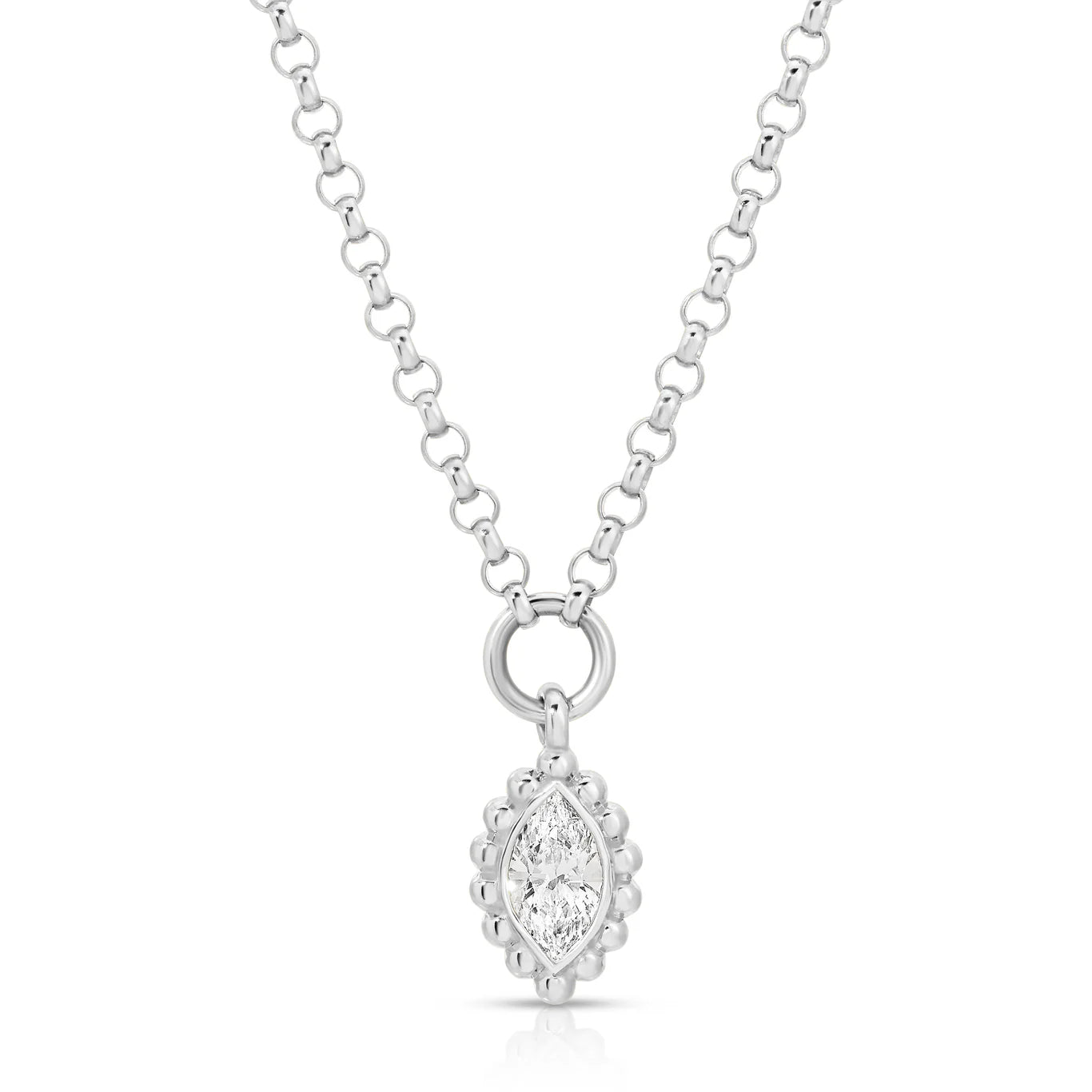 Marquise Reverie Solitaire Necklace