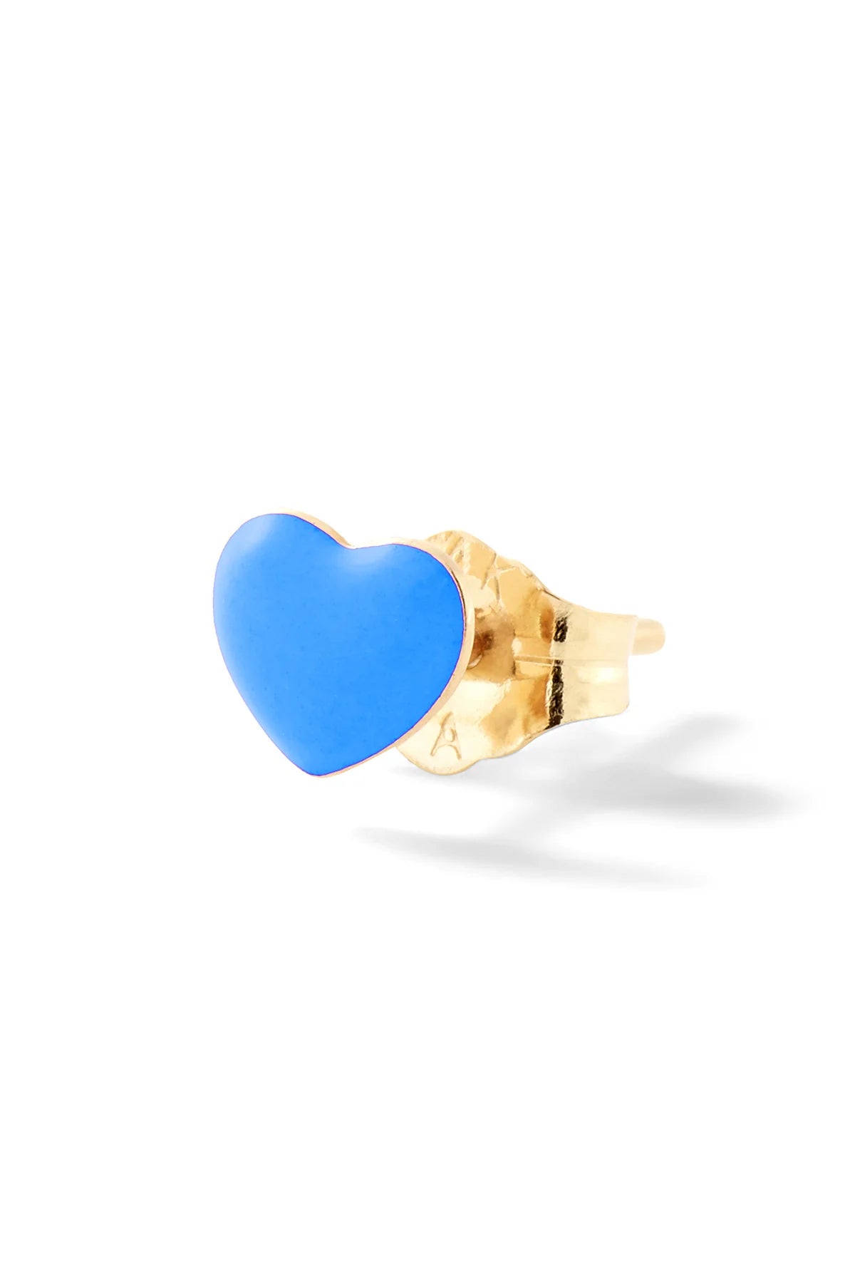 MINI PUFFY HEART STUD