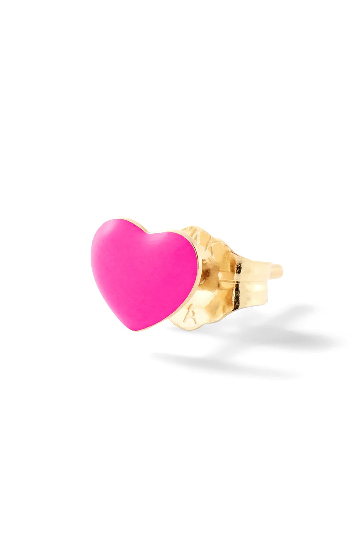 MINI PUFFY HEART STUD