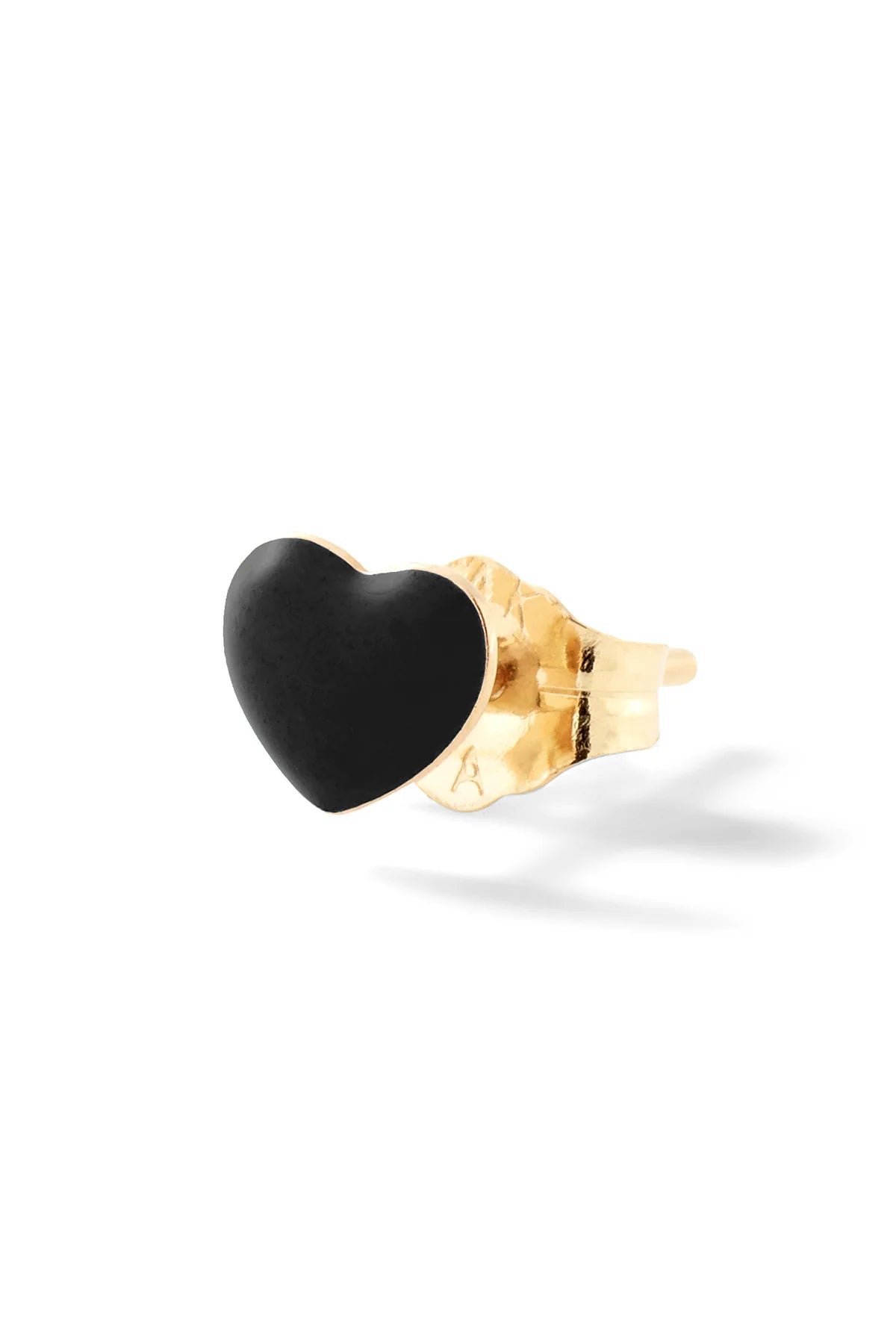 MINI PUFFY HEART STUD