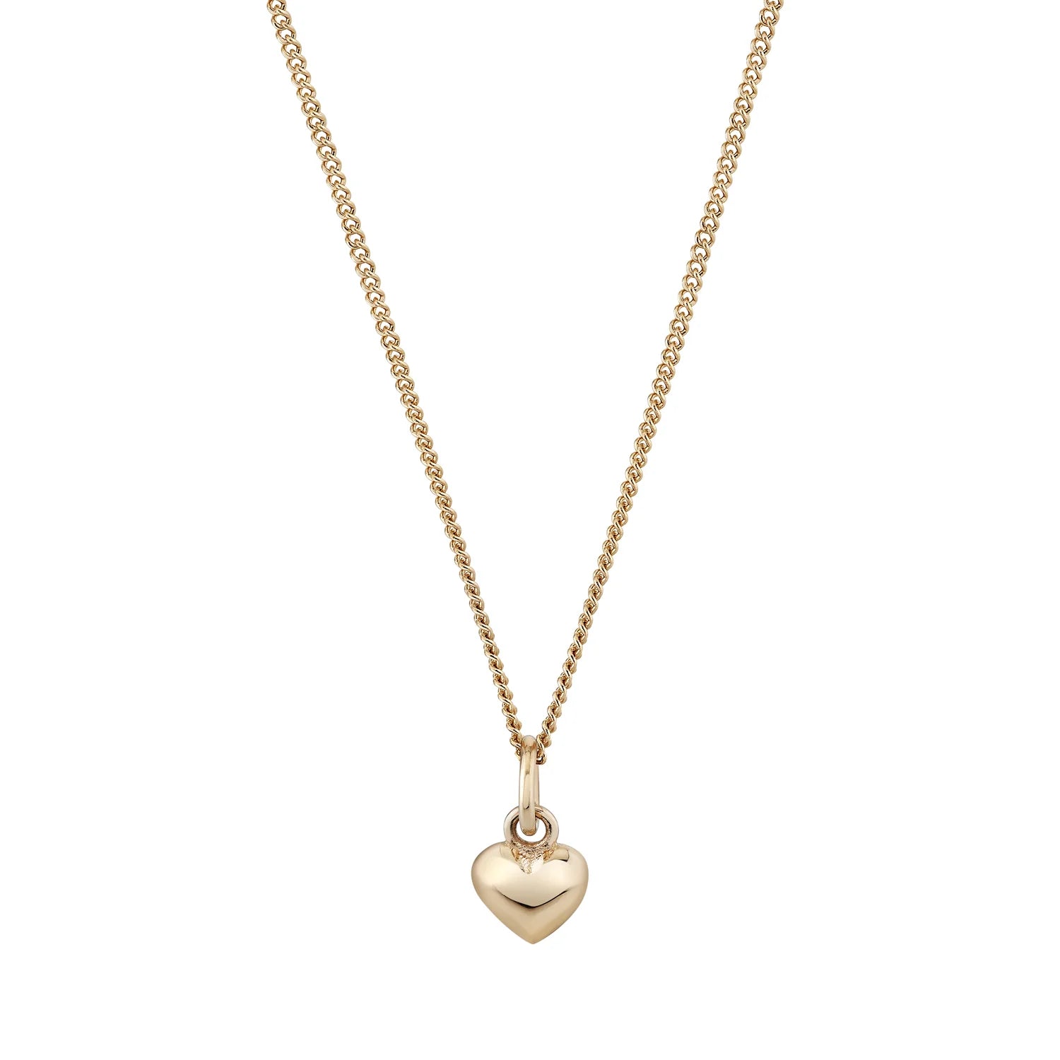 Petite Puffed Heart Charm