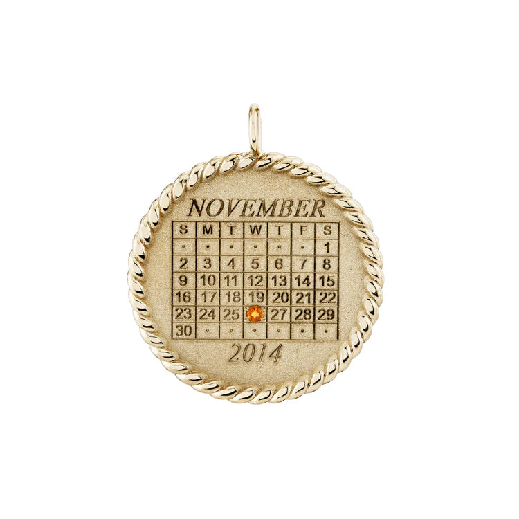 Imperial Calendar Pendant