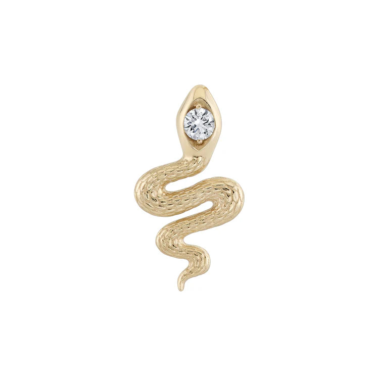 Diamond Head Snake Pendant