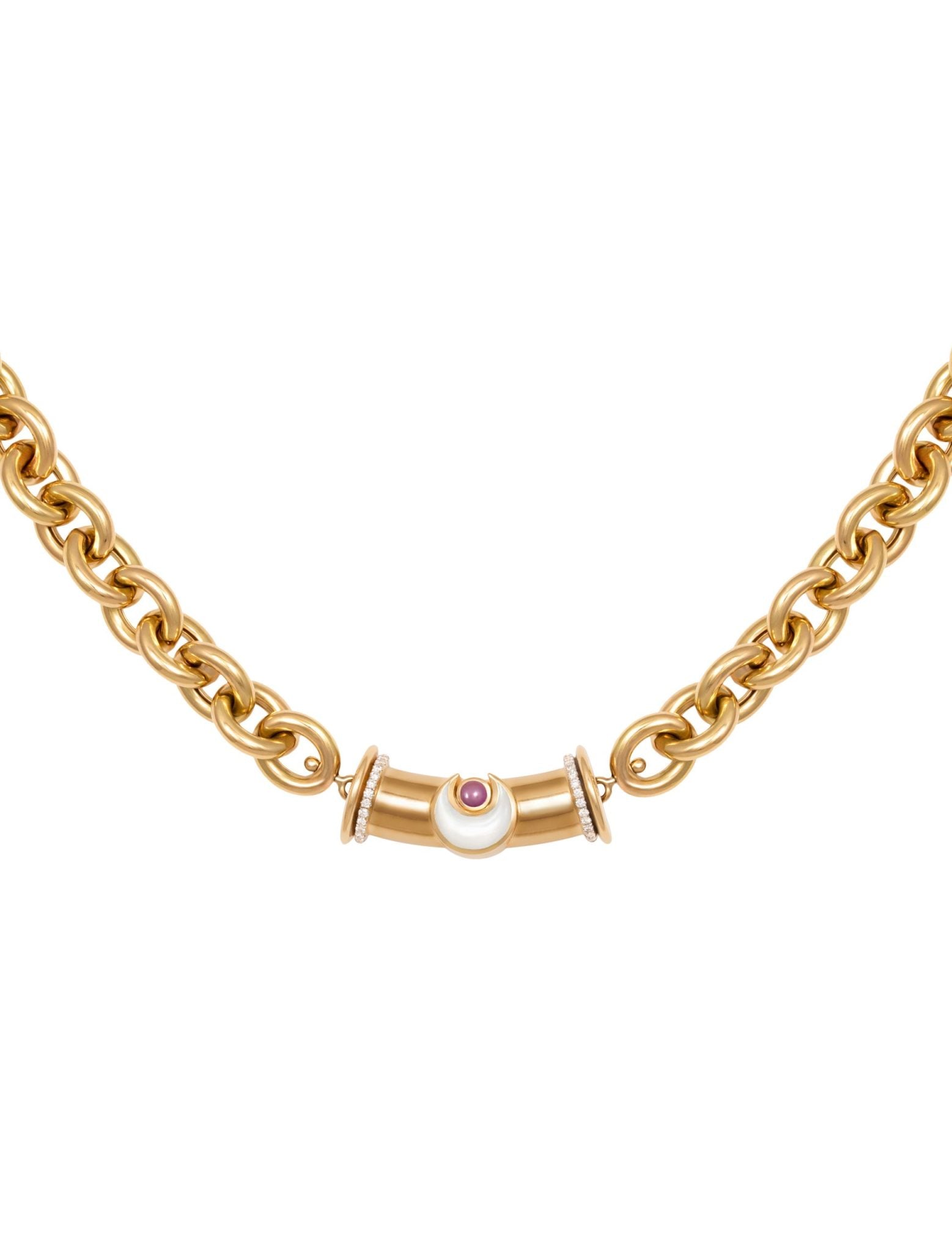 Warrior Moon Necklace - Big