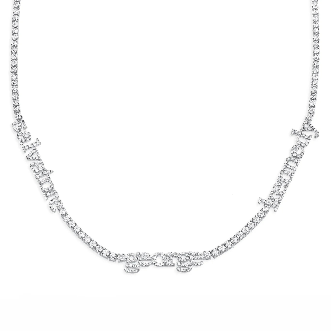 Name Tennis Necklace