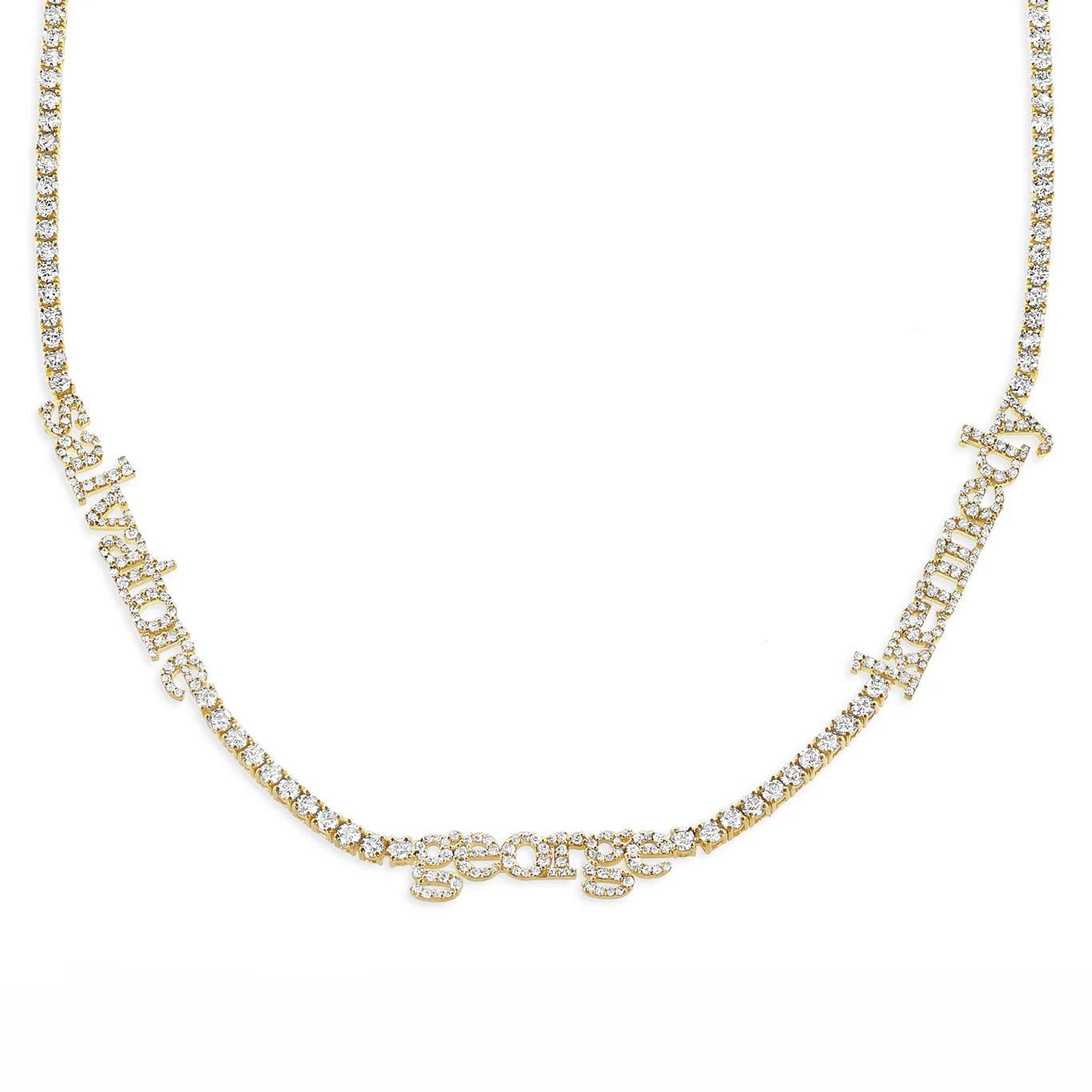 Name Tennis Necklace
