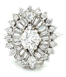 Vintage 1960s Estate Diamond Ring