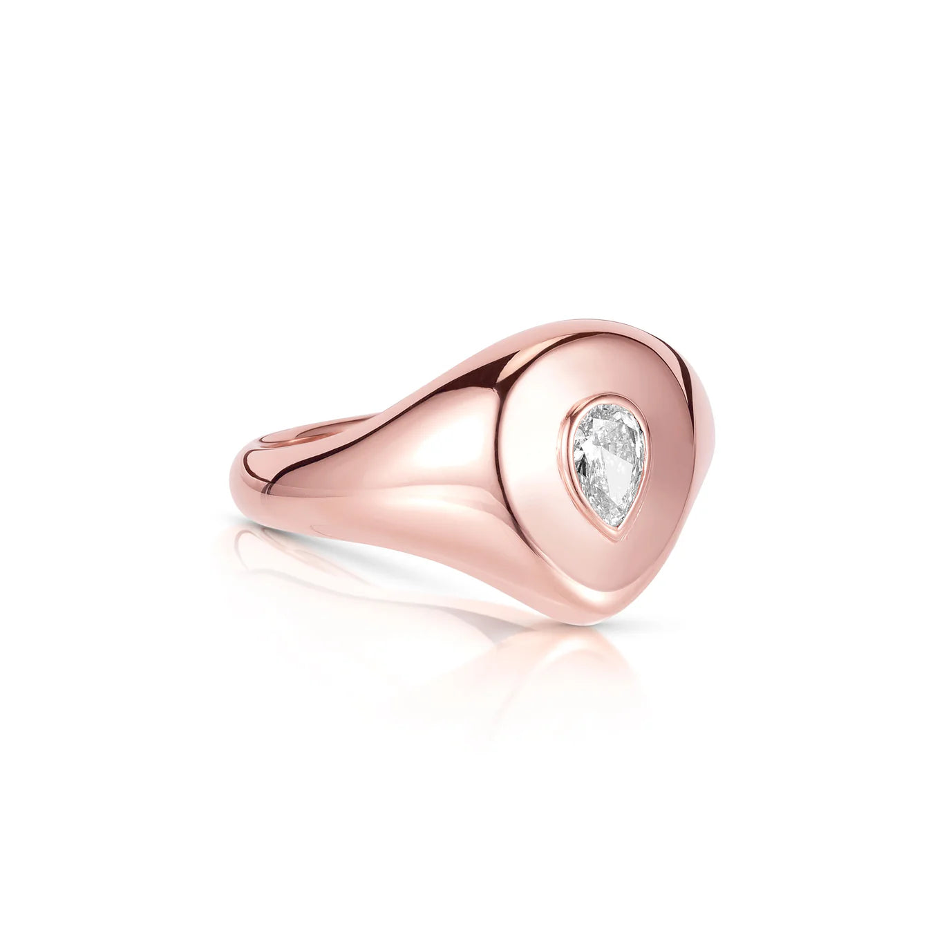 Pear Pinky Ring