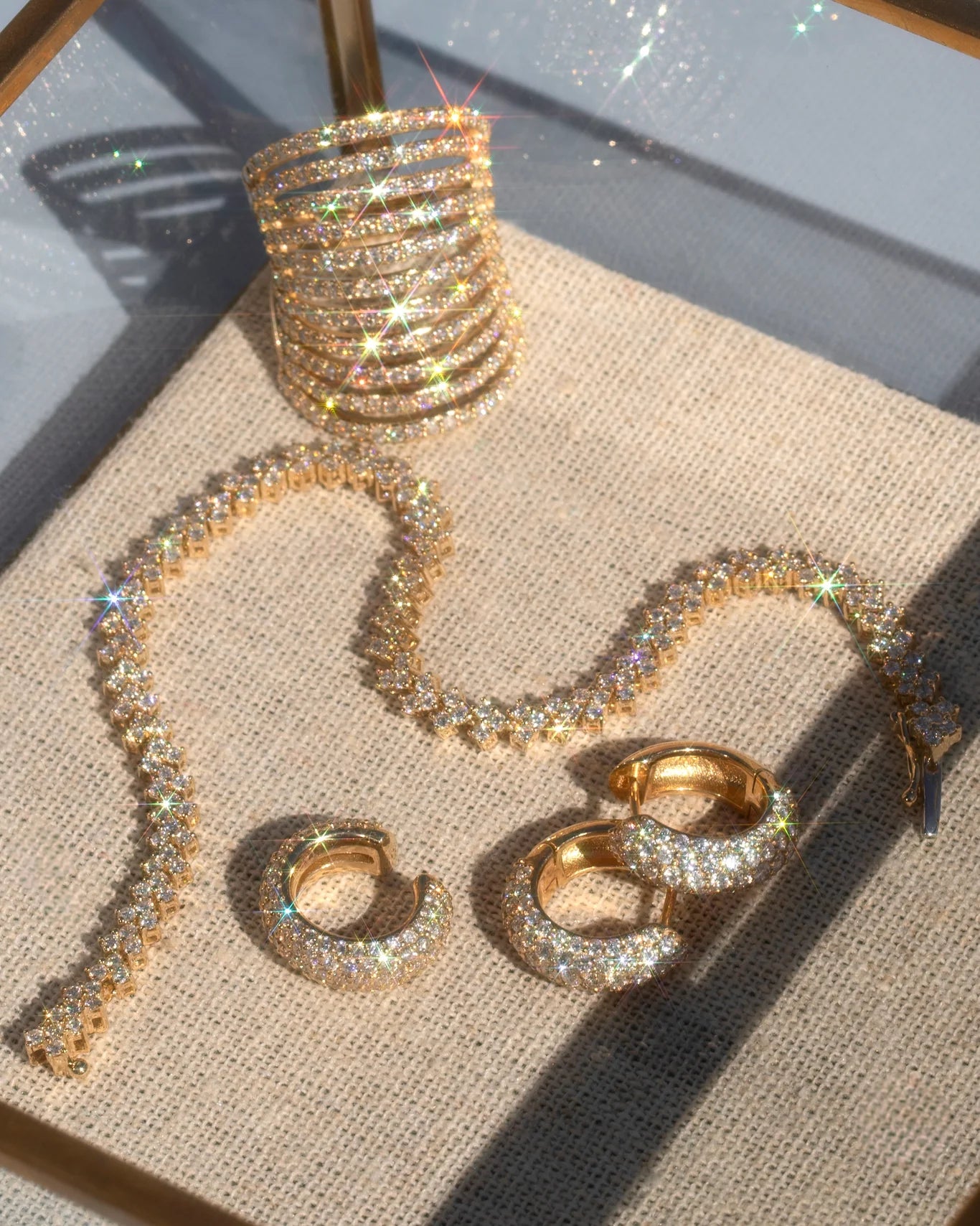 CHEVRON TENNIS BRACELET