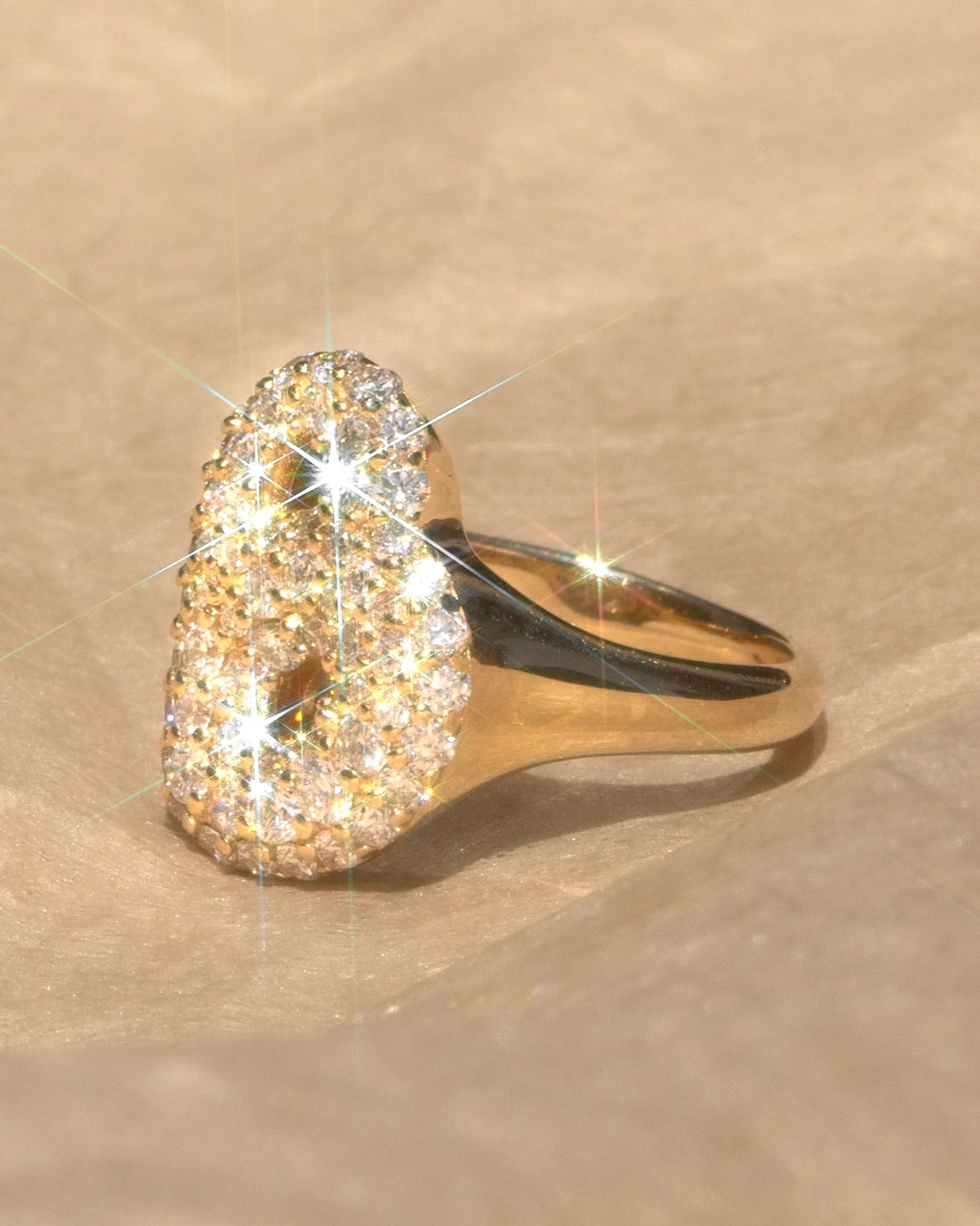 Diamond Bubble Initial Ring