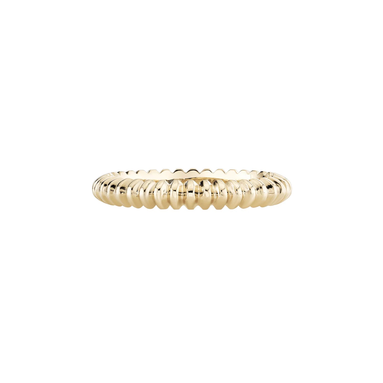 Ridged Knife Edge Eternity Ring