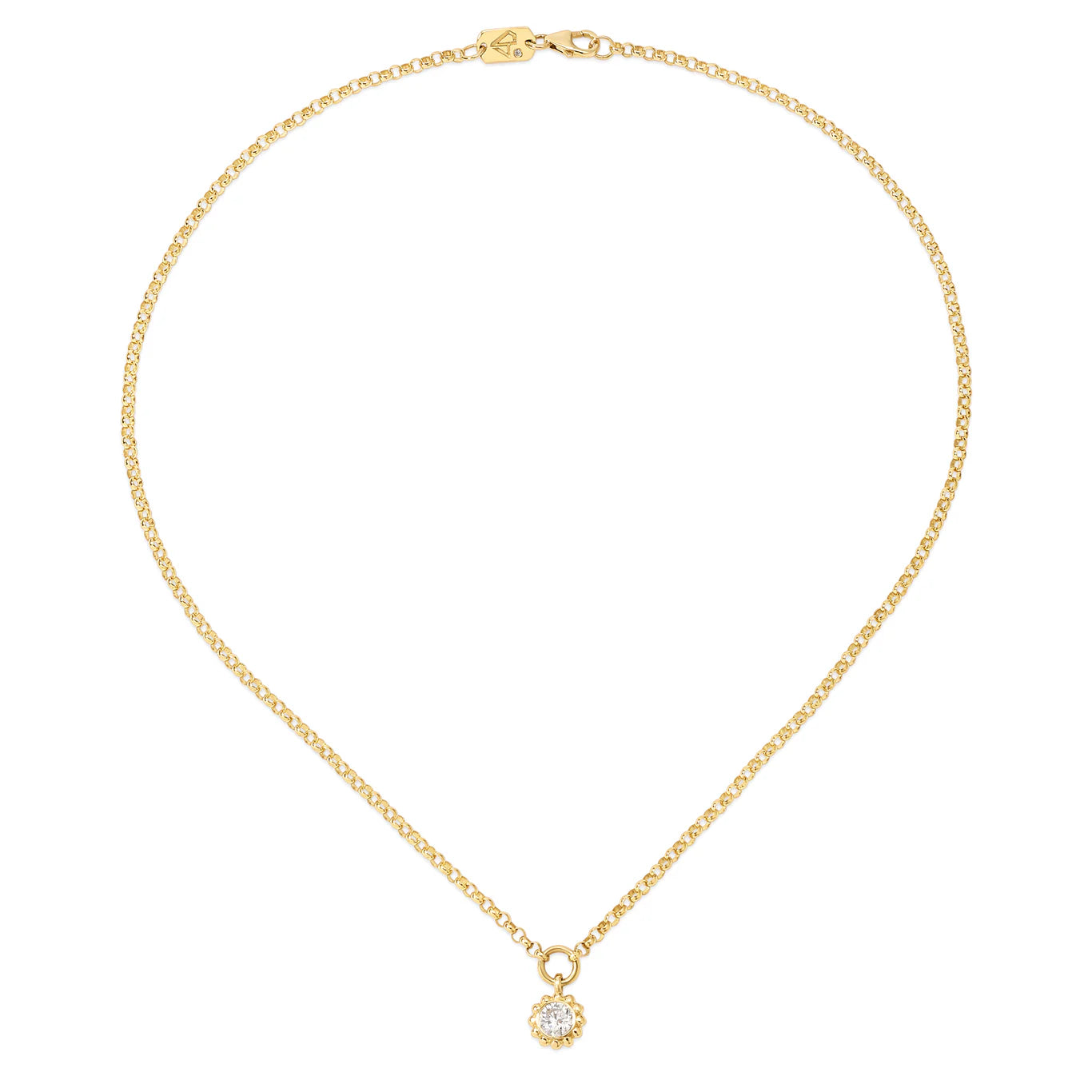 Round Reverie Solitaire Necklace