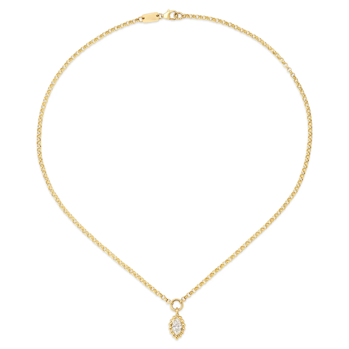 Marquise Reverie Solitaire Necklace