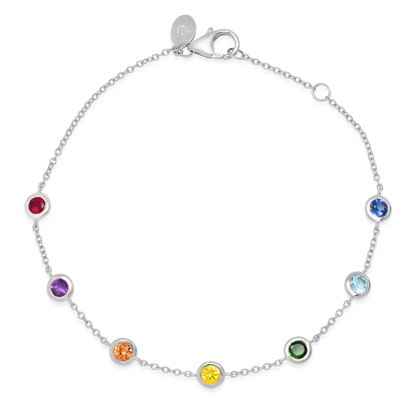 Bezel Set Bracelet