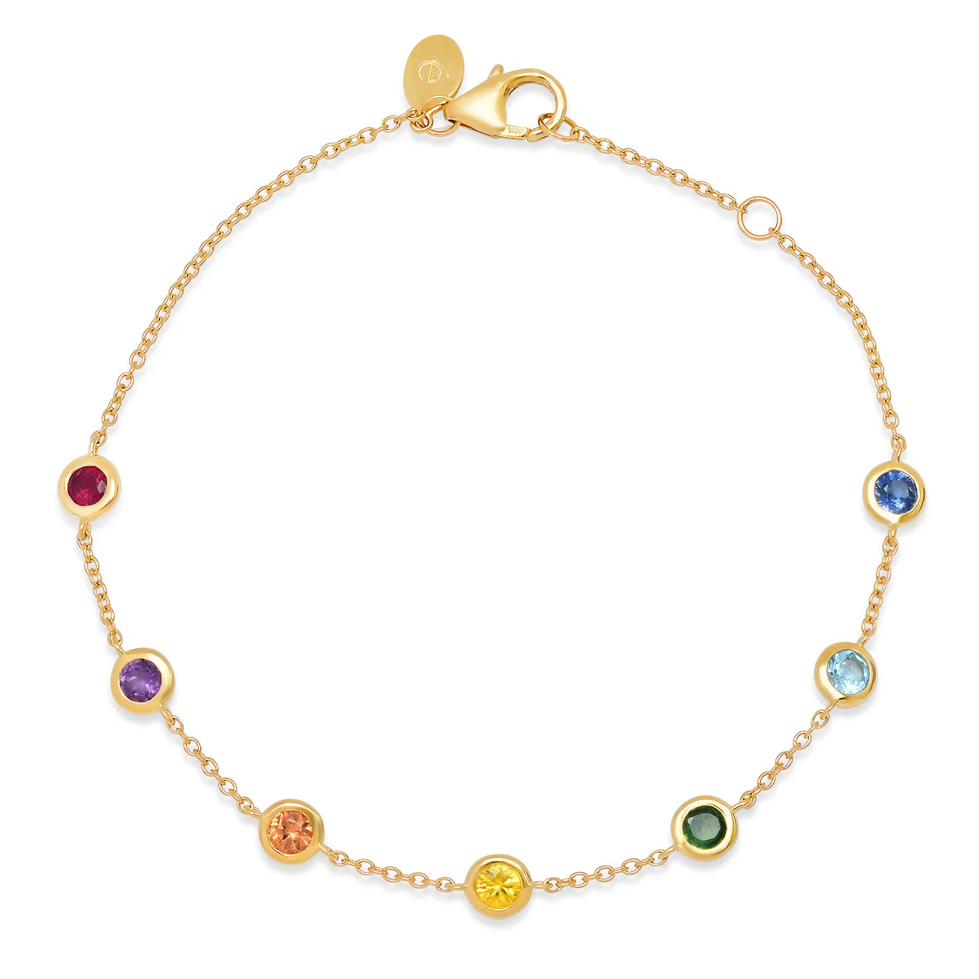 Bezel Set Bracelet