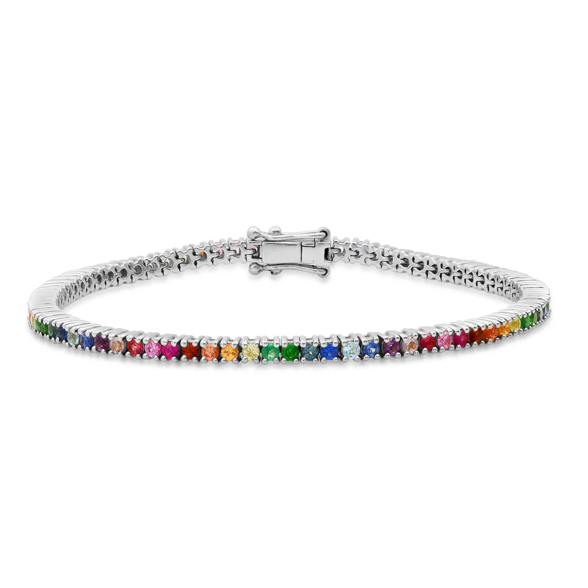 Rainbow Classic Tennis Bracelet