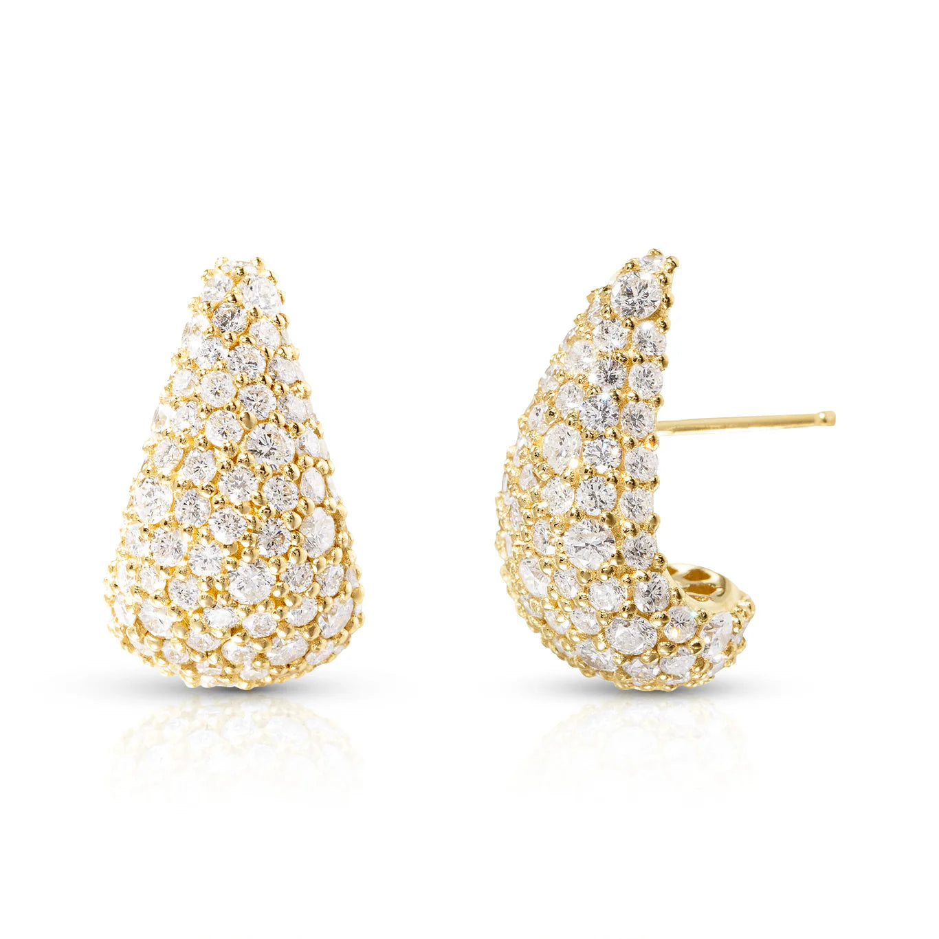 Diamond Saber Earrings