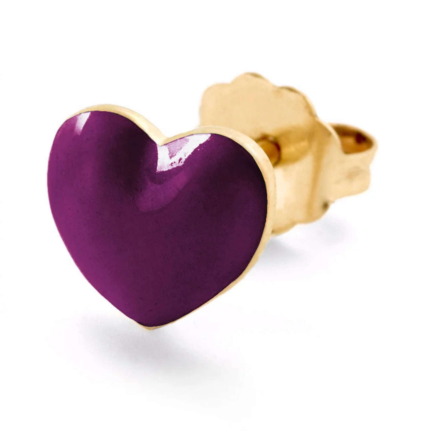 MINI PUFFY HEART STUD