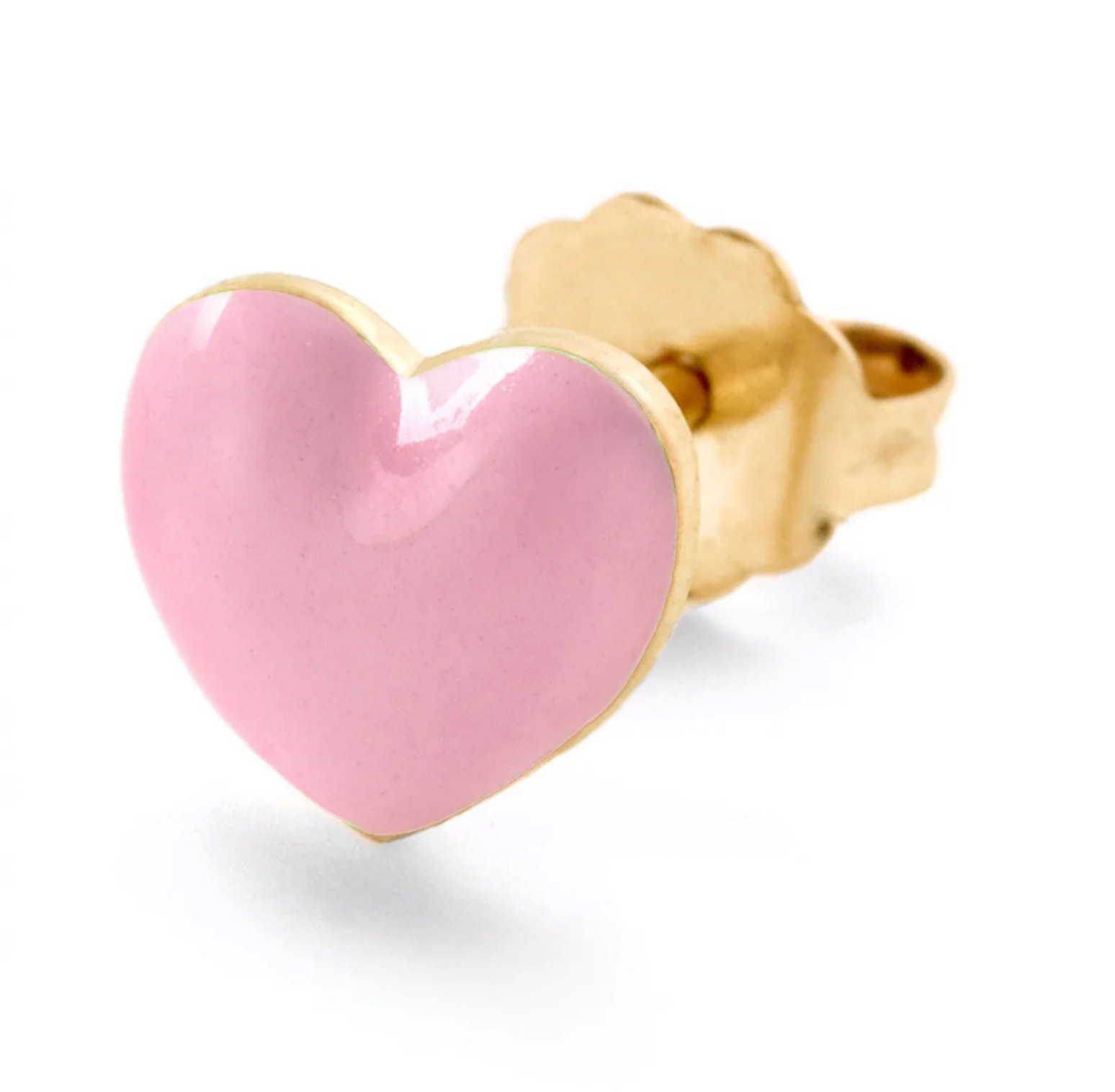 MINI PUFFY HEART STUD