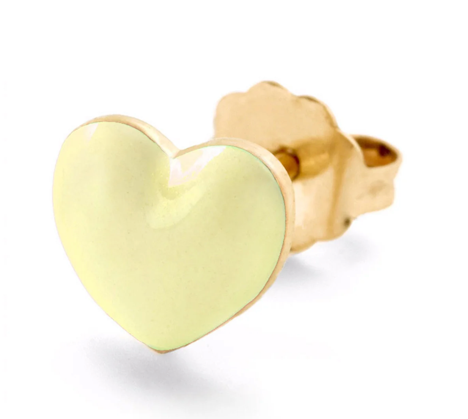 MINI PUFFY HEART STUD