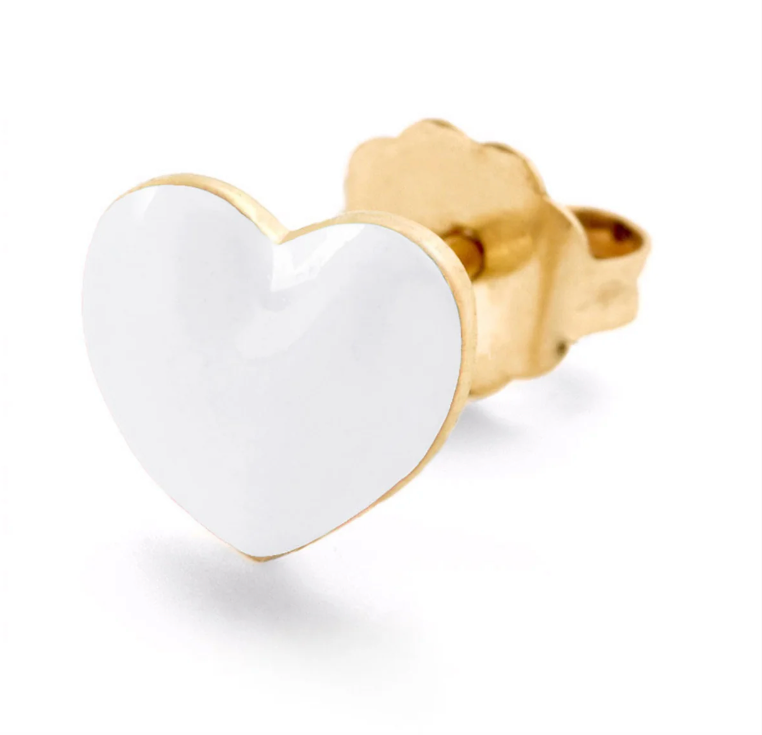 MINI PUFFY HEART STUD