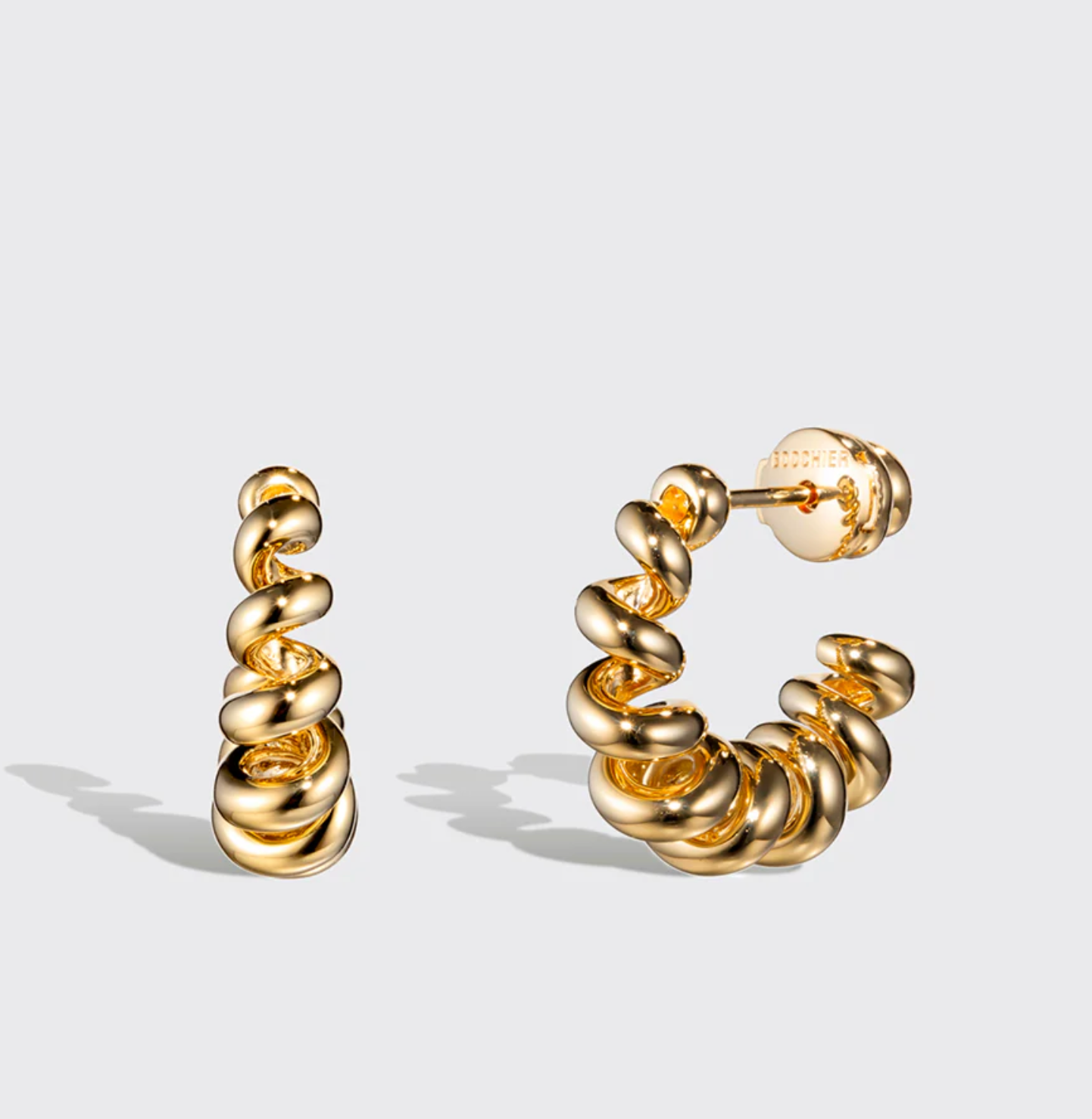SMALL GOLD SLINKEE EARRINGS
