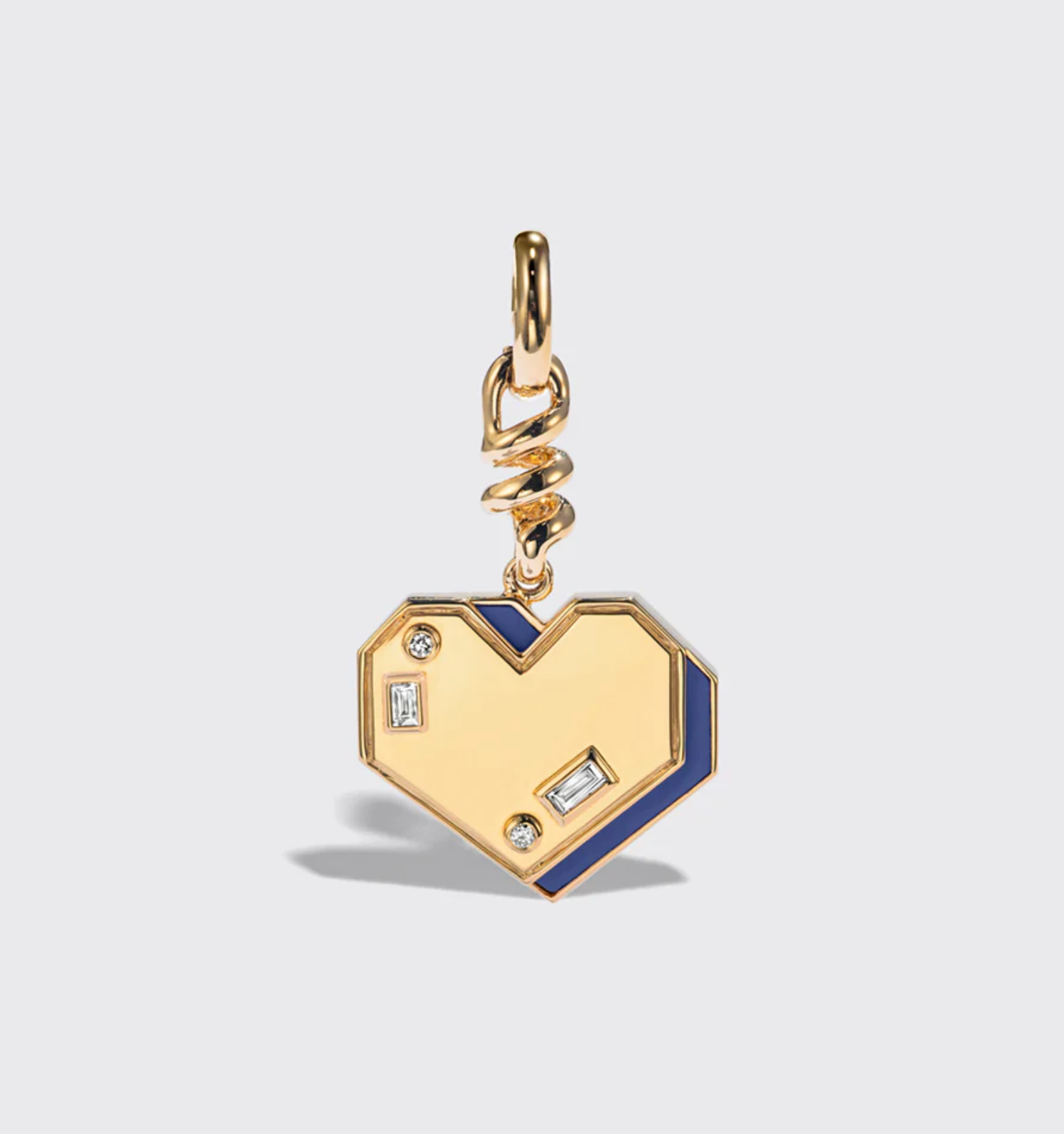 YELLOW GOLD HEART CHARM