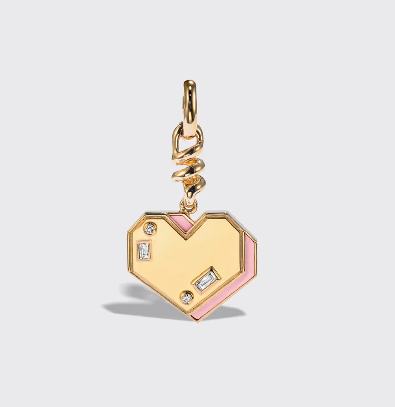 YELLOW GOLD HEART CHARM