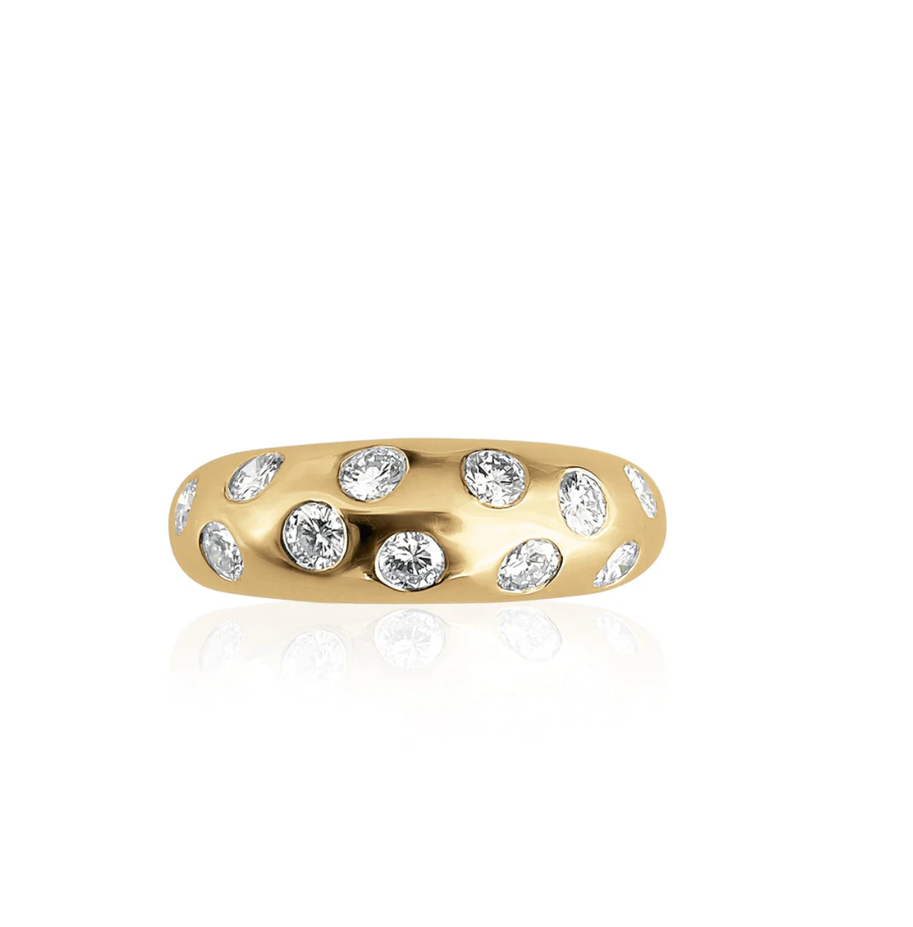 WAVY DIAMOND CLASSIC NOMAD RING