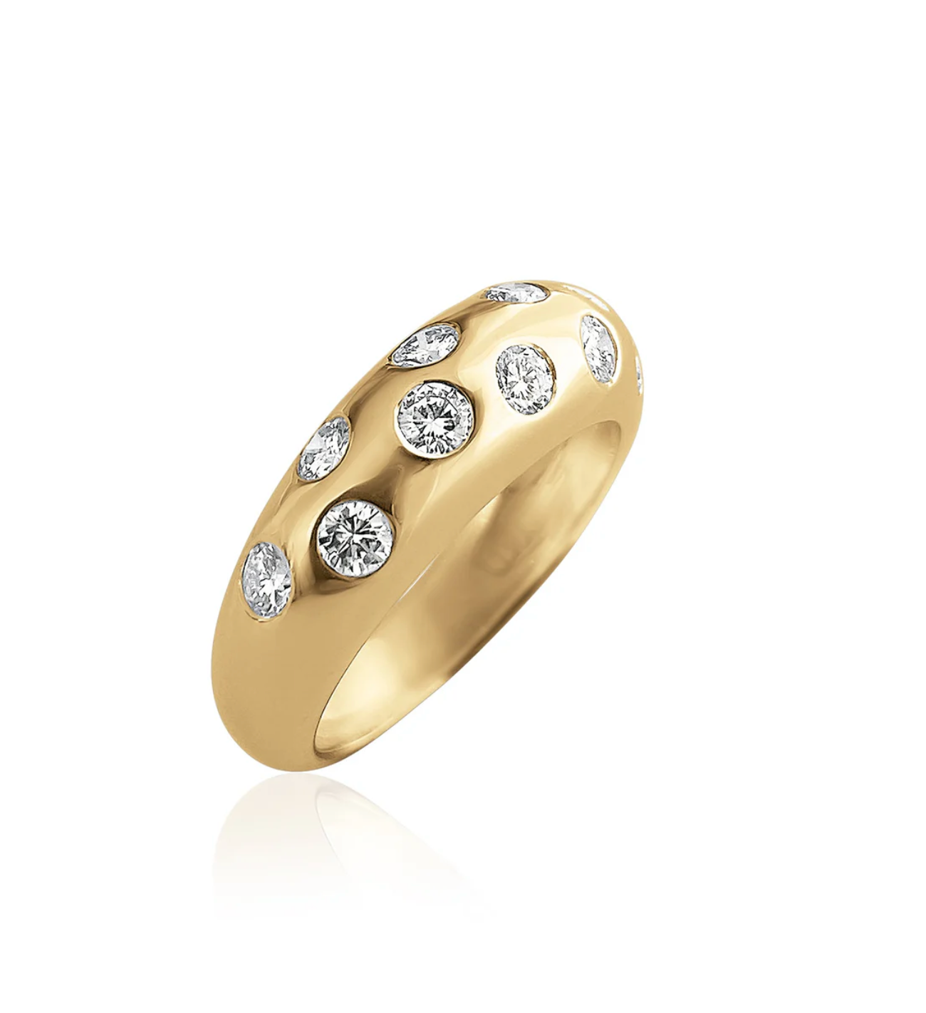 WAVY DIAMOND CLASSIC NOMAD RING