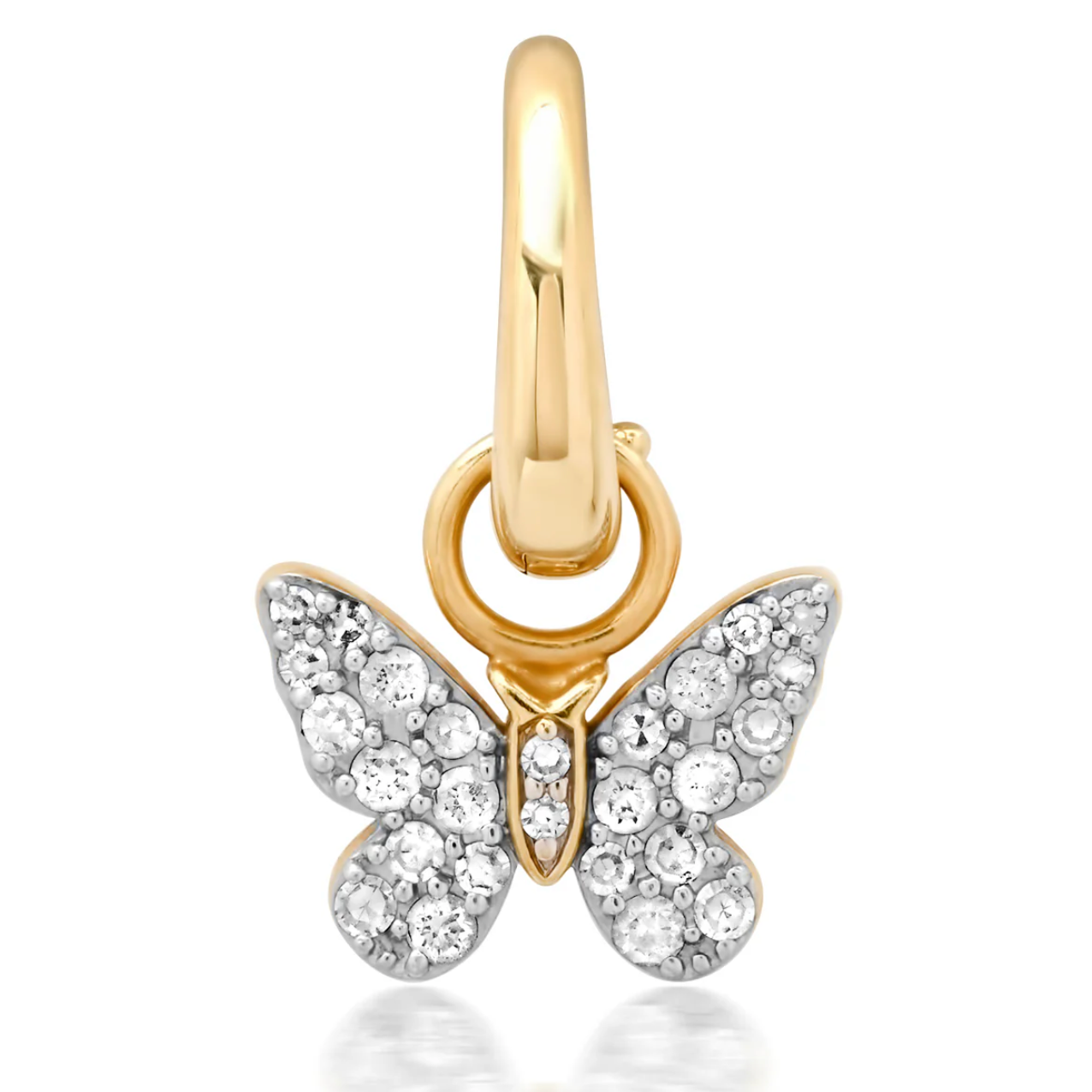 Mini Diamond Butterfly Pendant