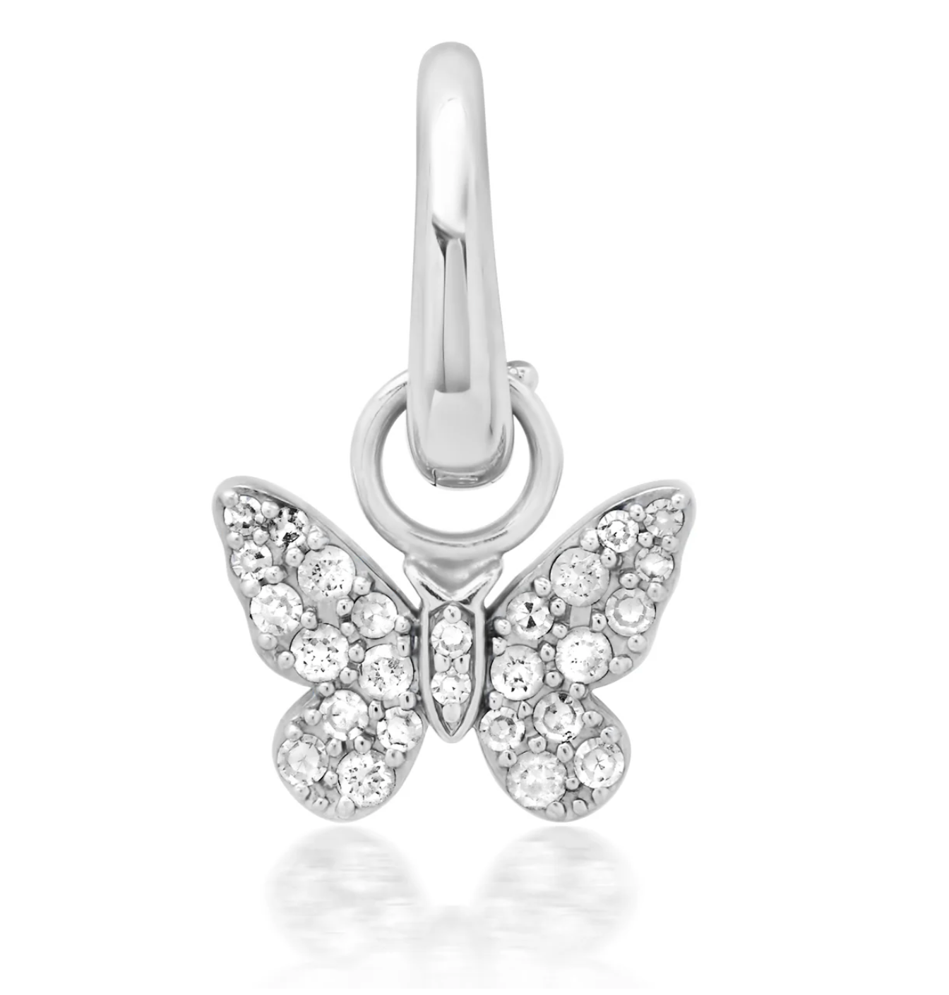 Mini Diamond Butterfly Pendant