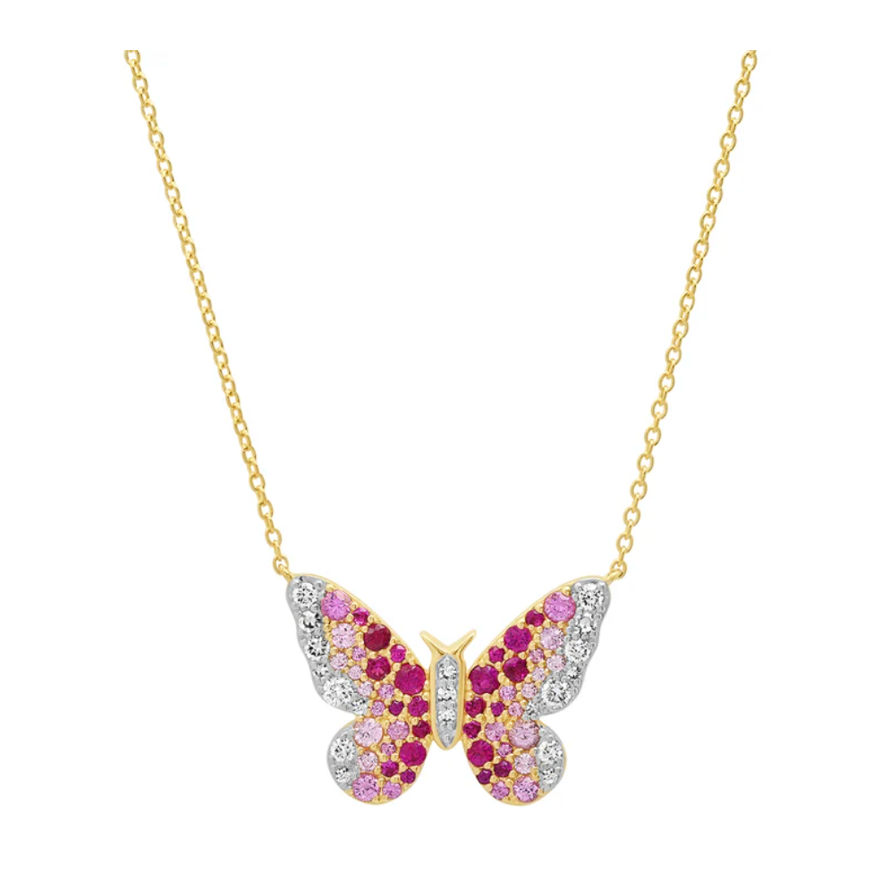 Ombré Butterfly Necklace