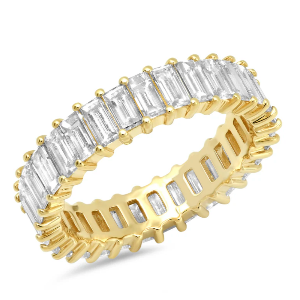 Diamond Vertical Baguette Ring