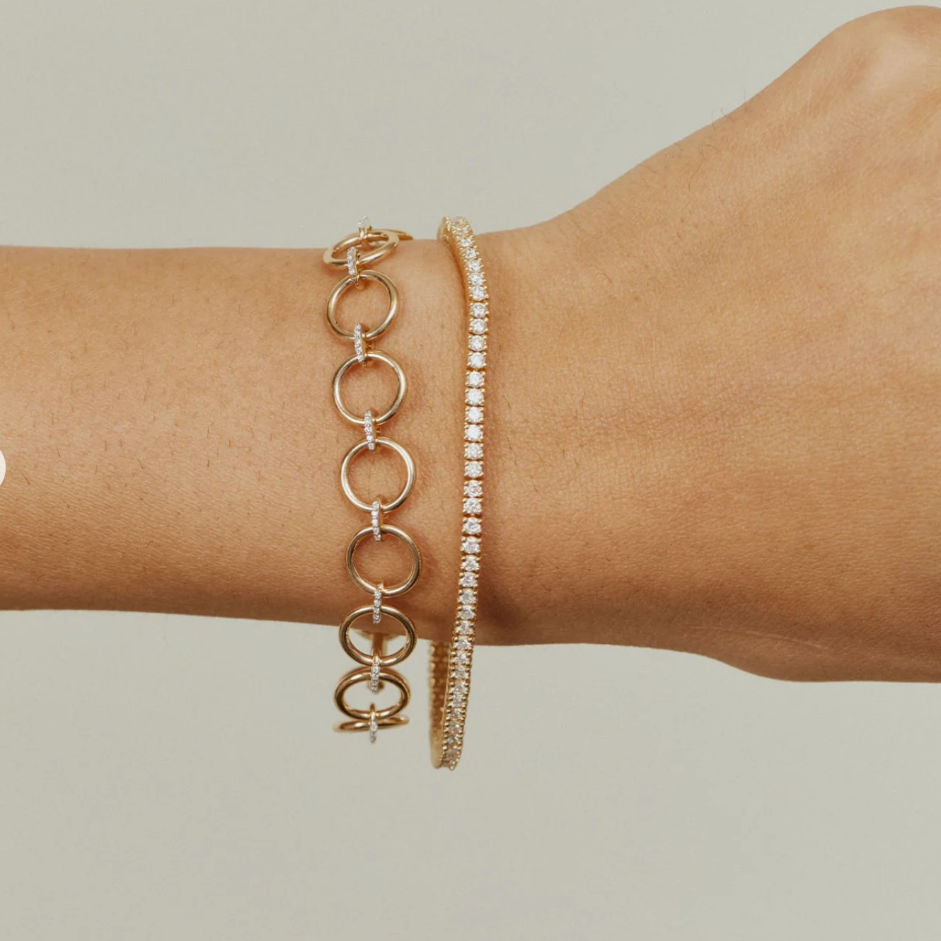 Diamond Loop Bracelet