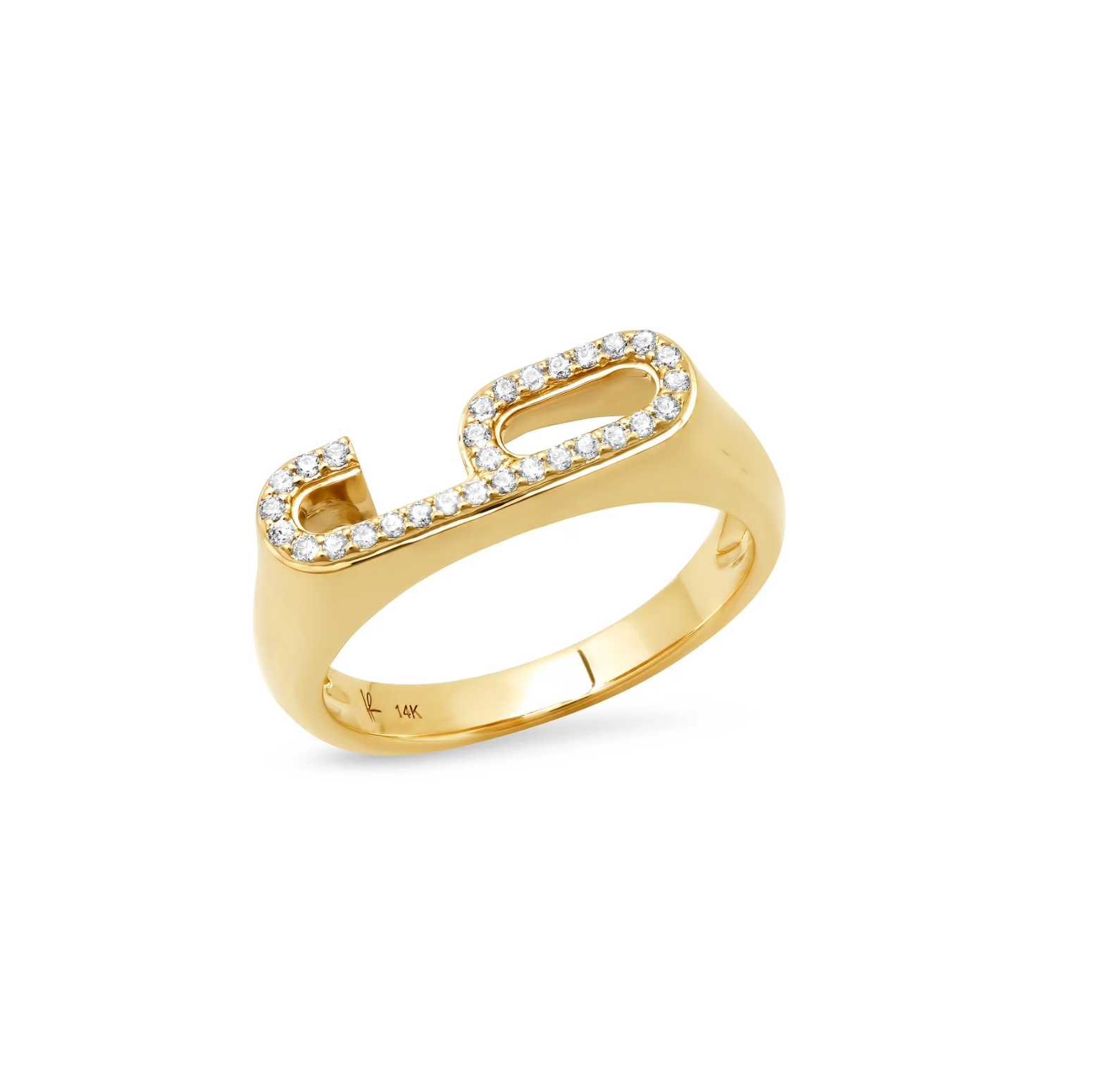 Pavé Number Ring