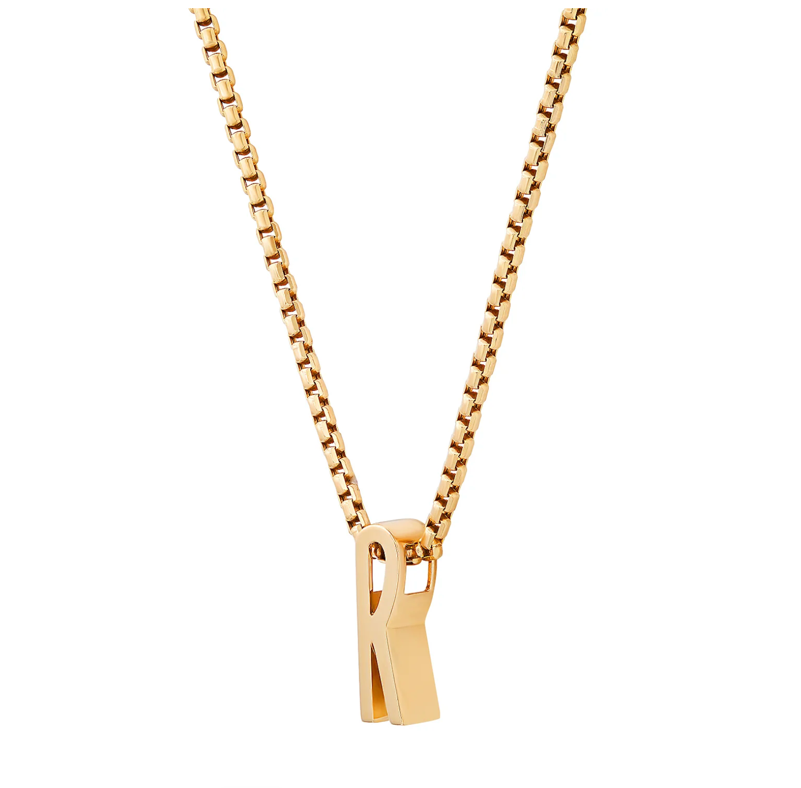 Slide-On Classic Initial Pendant