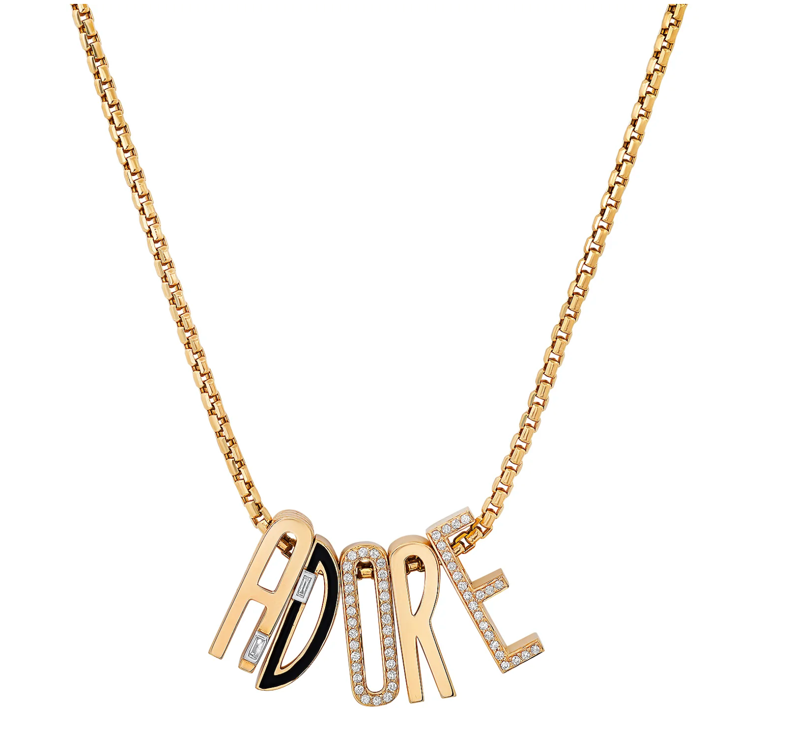 Slide-On Classic Initial Pendant