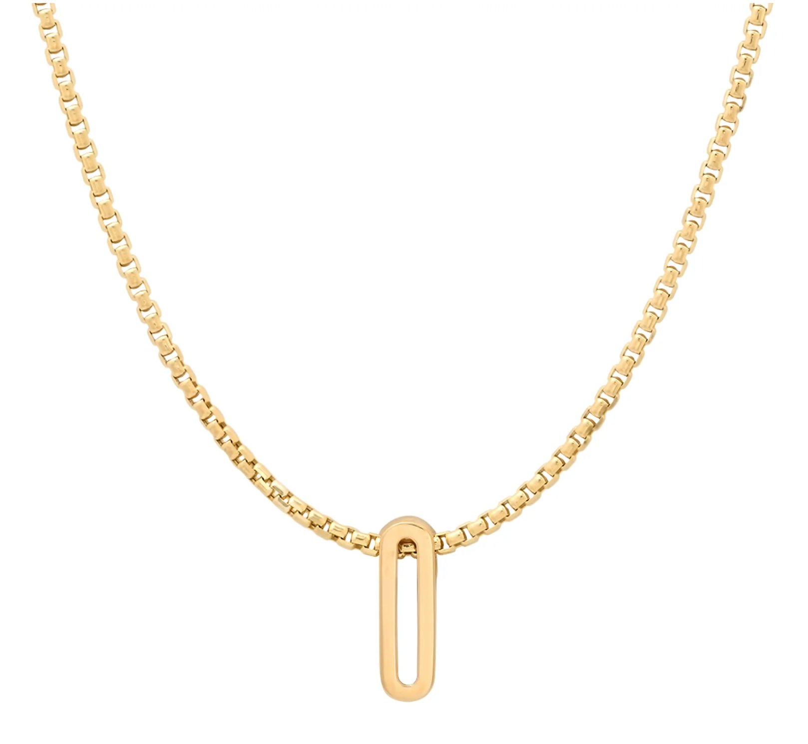 Slide-On Classic Number Pendant