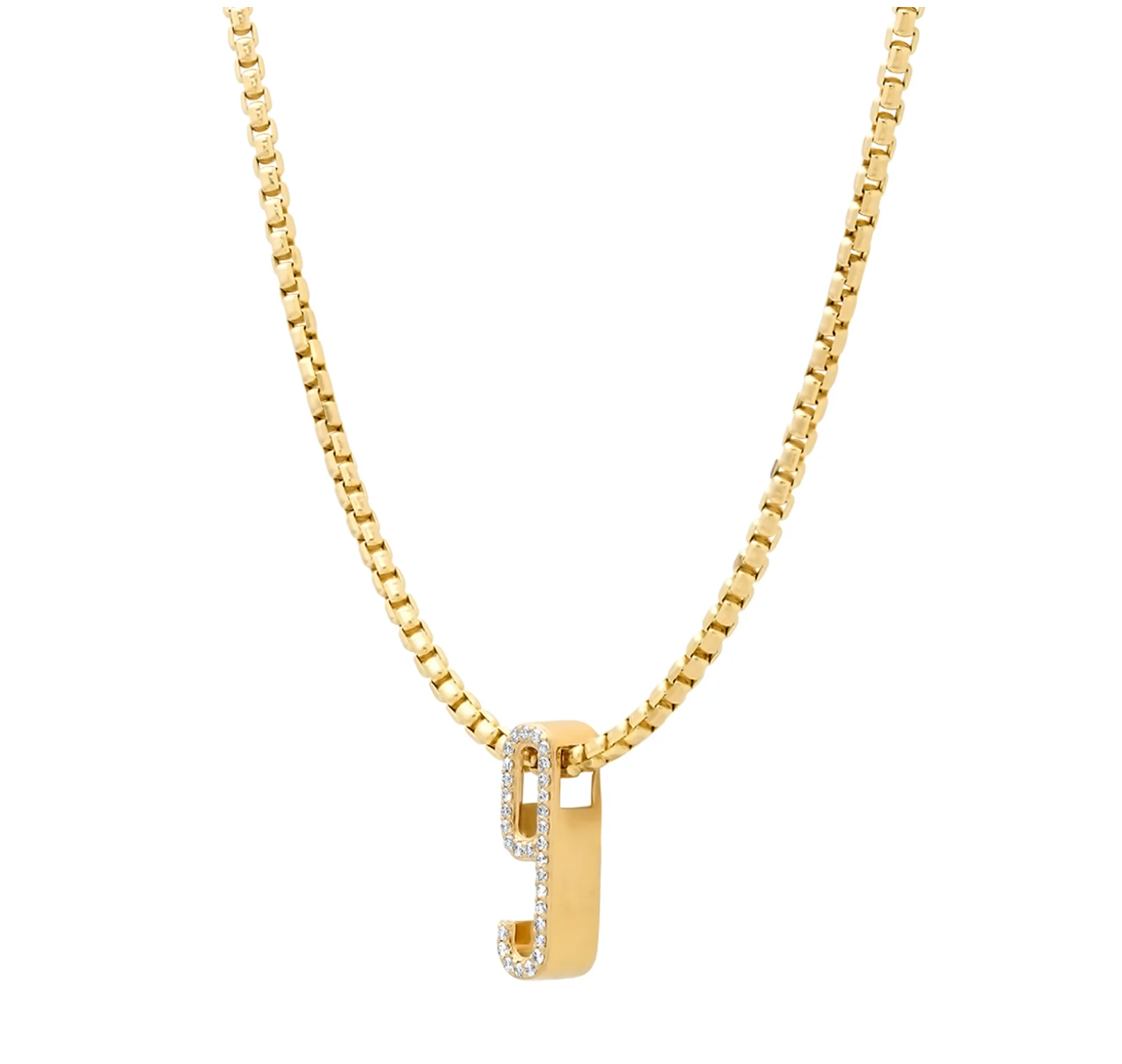 Slide-On Pavé Number Pendant