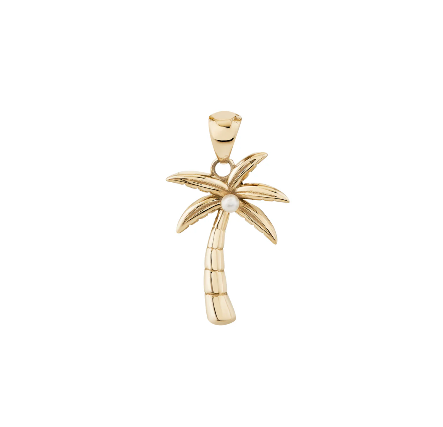 Pearl Palm Tree Paradise Charm