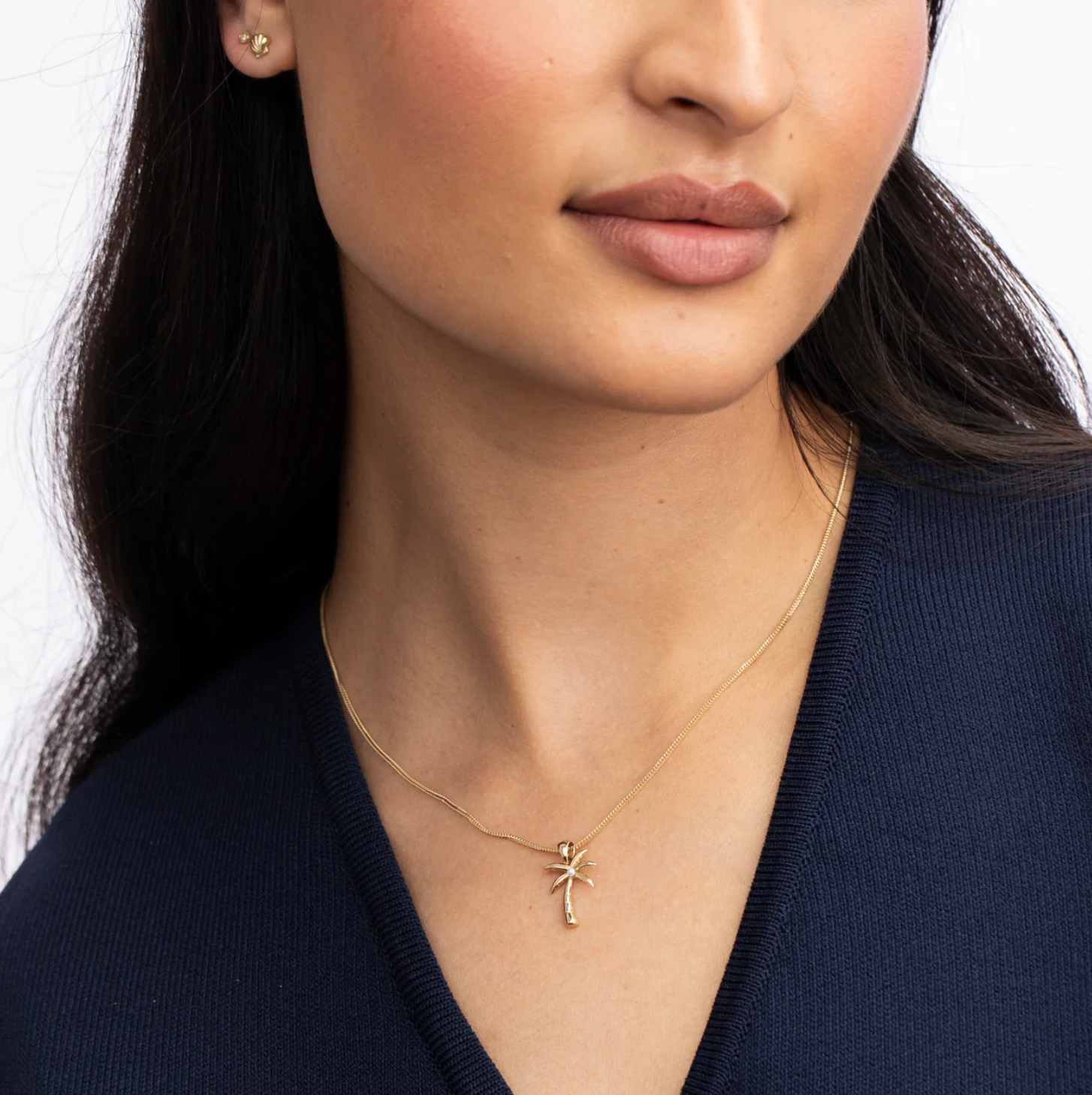 Pearl Palm Tree Paradise Charm