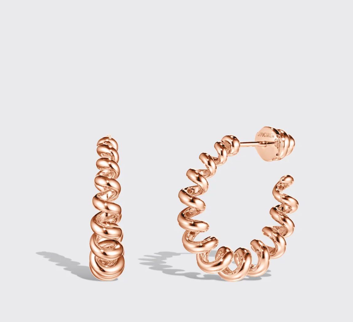 LARGE GOLD SLINKEE EARRINGS