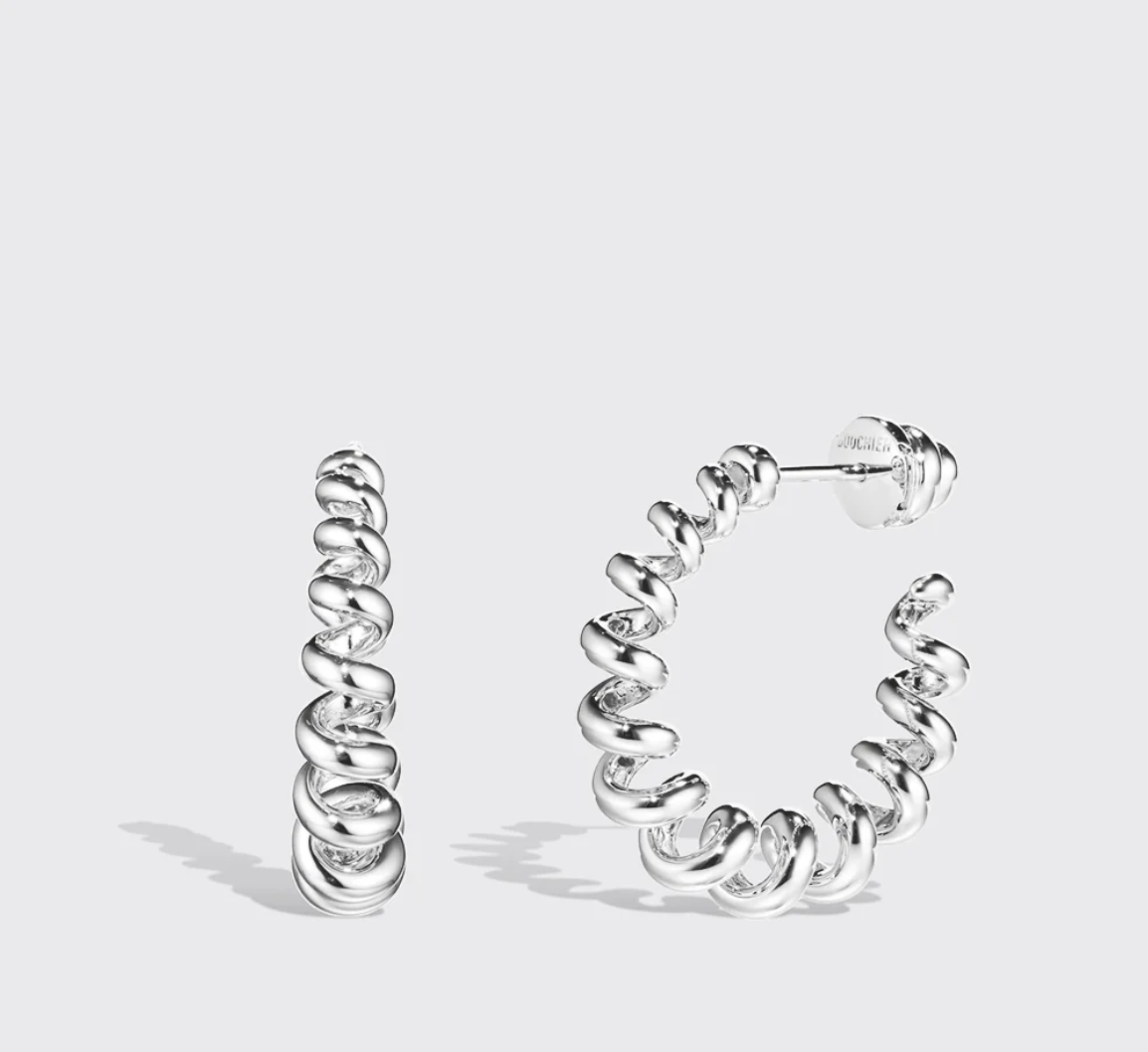 LARGE GOLD SLINKEE EARRINGS